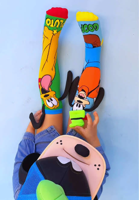 Premium quality Goofy & Pluto 3D knee high socks
