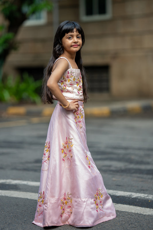 Petal dusk lehnga set