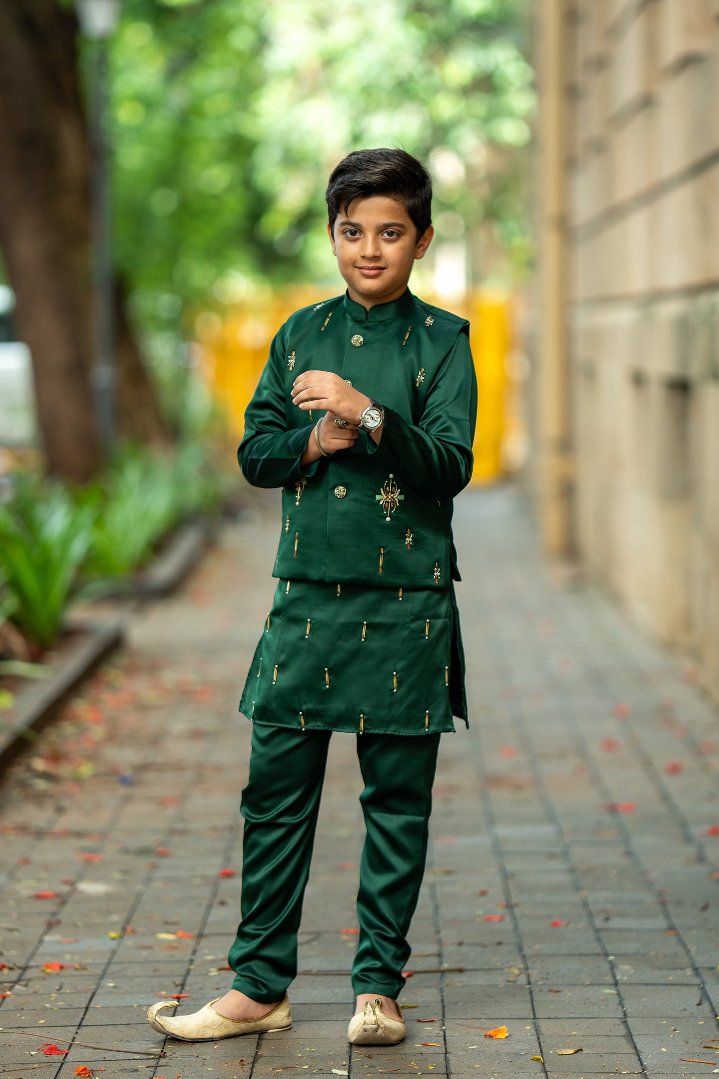 Verdant jade koti set