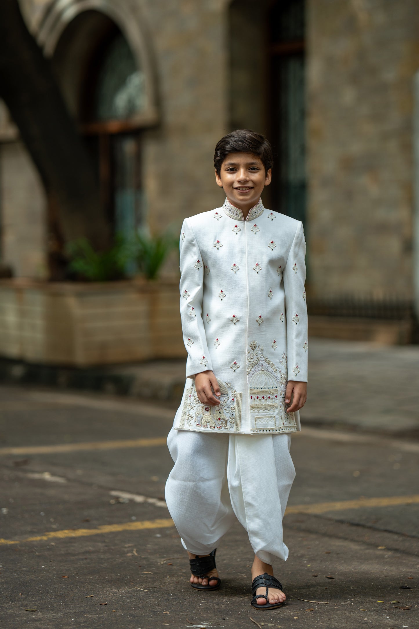 Heritage dawn sherwani set
