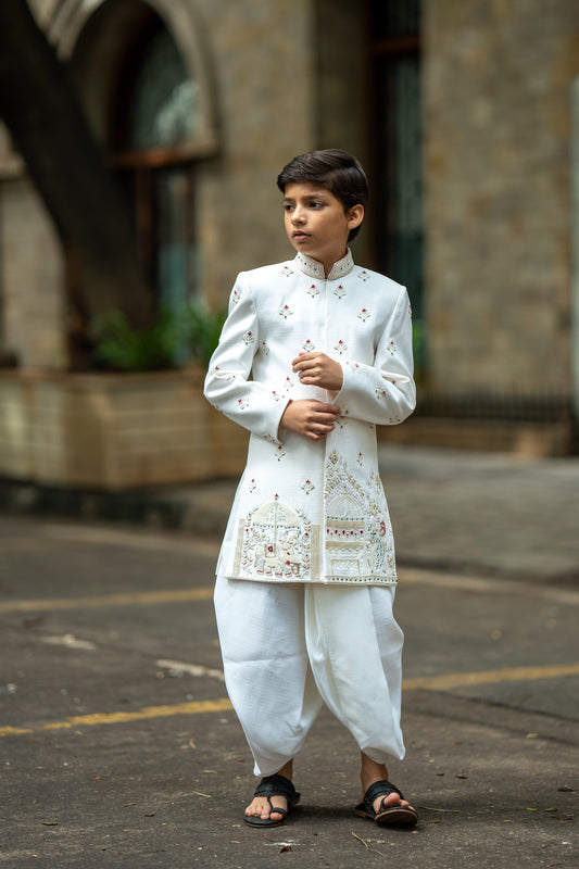 Heritage dawn sherwani set