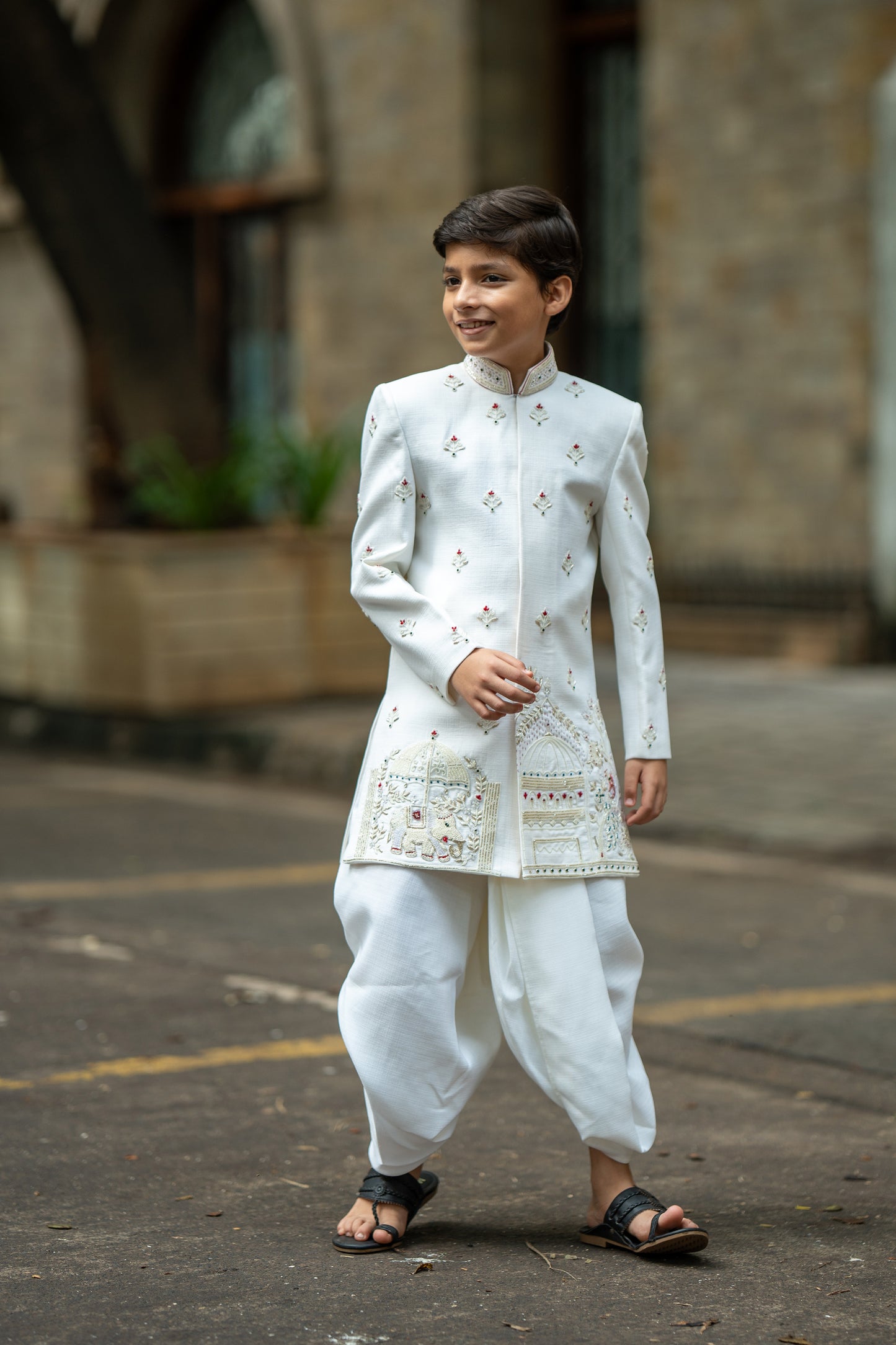 Heritage dawn sherwani set