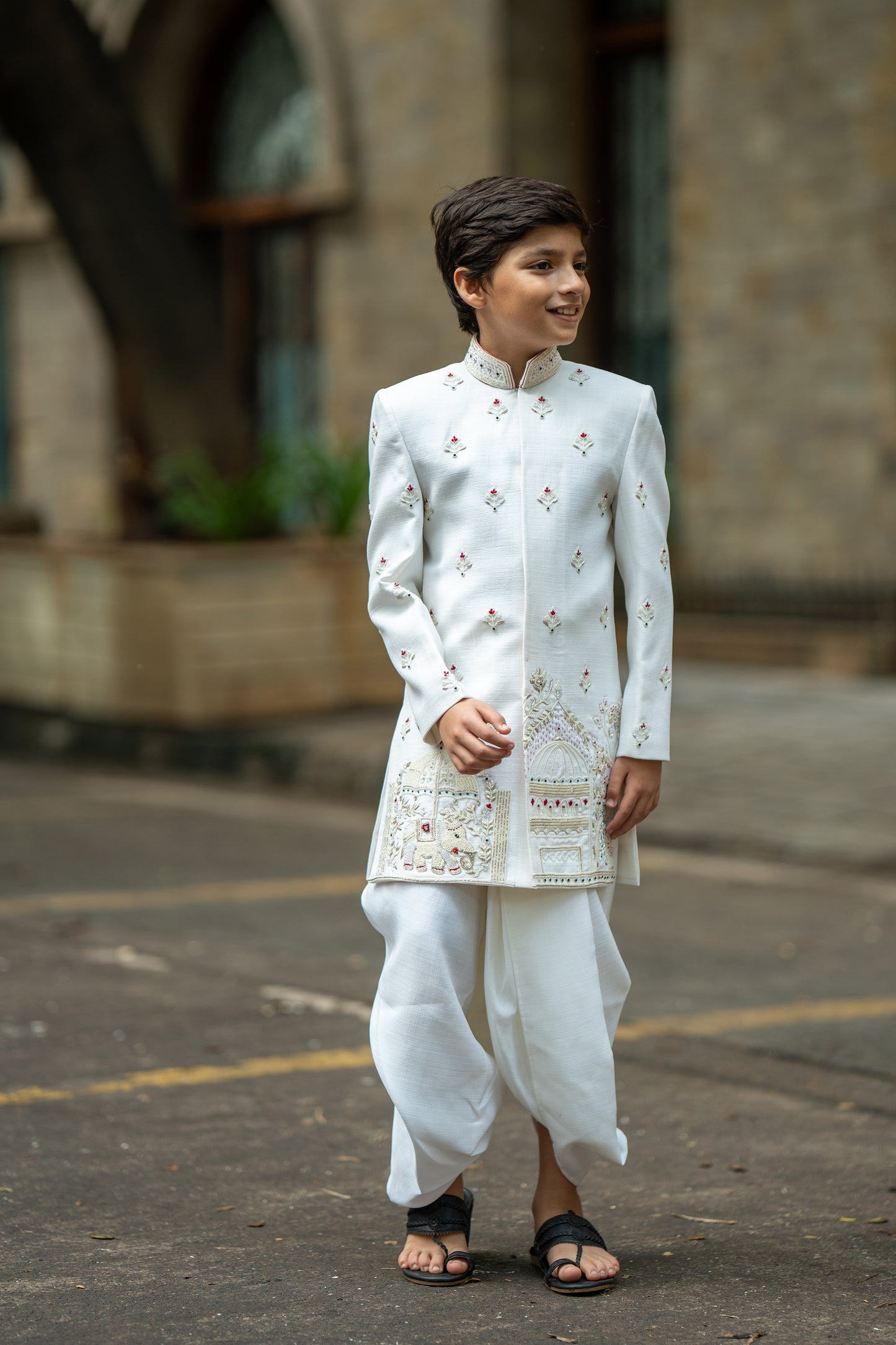 Heritage dawn sherwani set