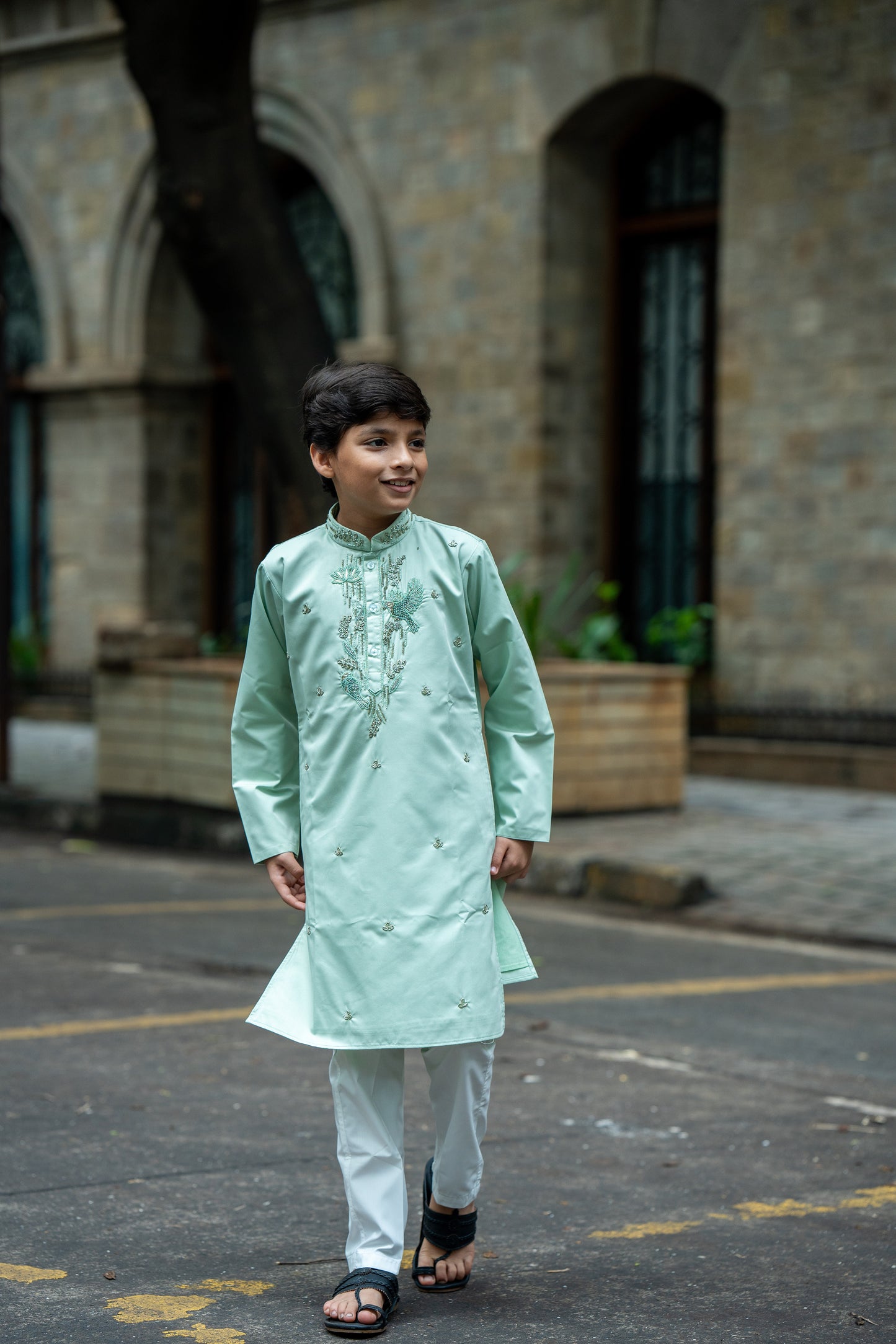 Serene fern kurta set