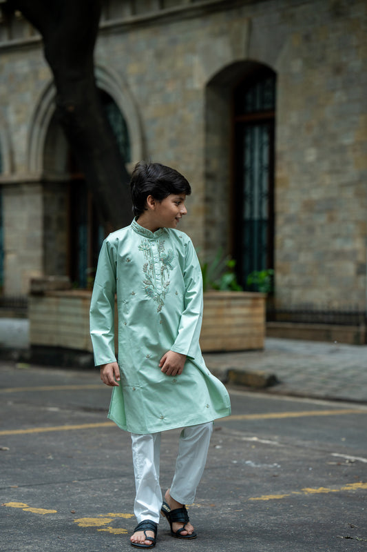 Serene fern kurta set