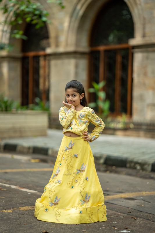 Royal canary lehnga set