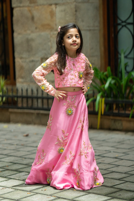 Daisy enchantment lehnga set