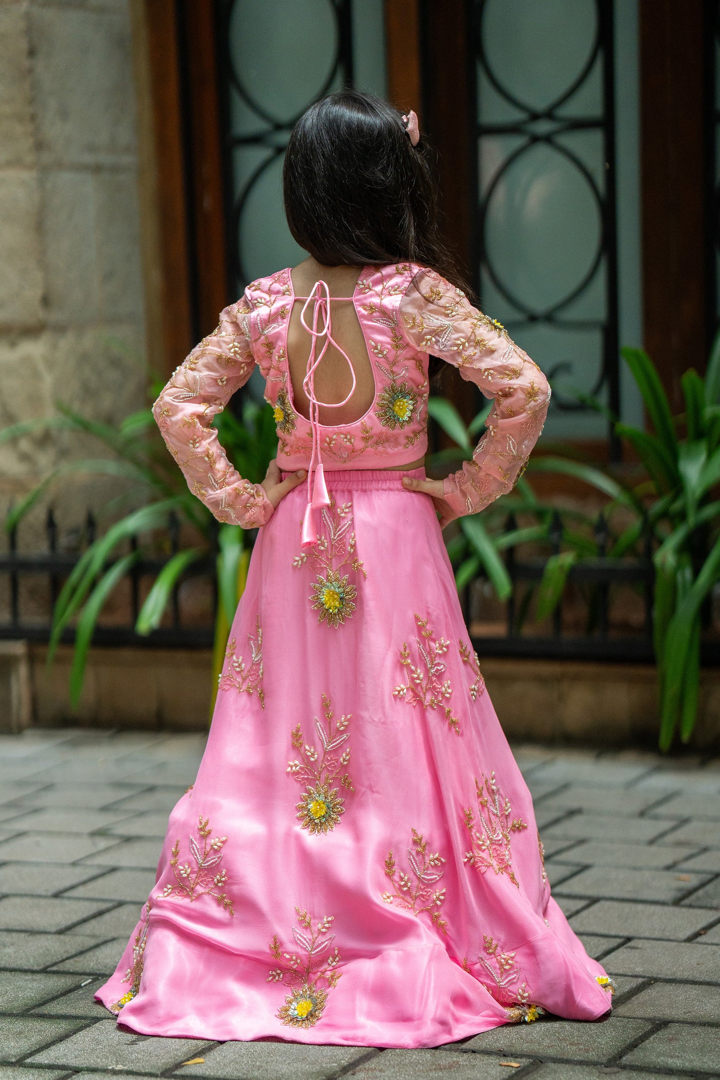 Daisy enchantment lehnga set