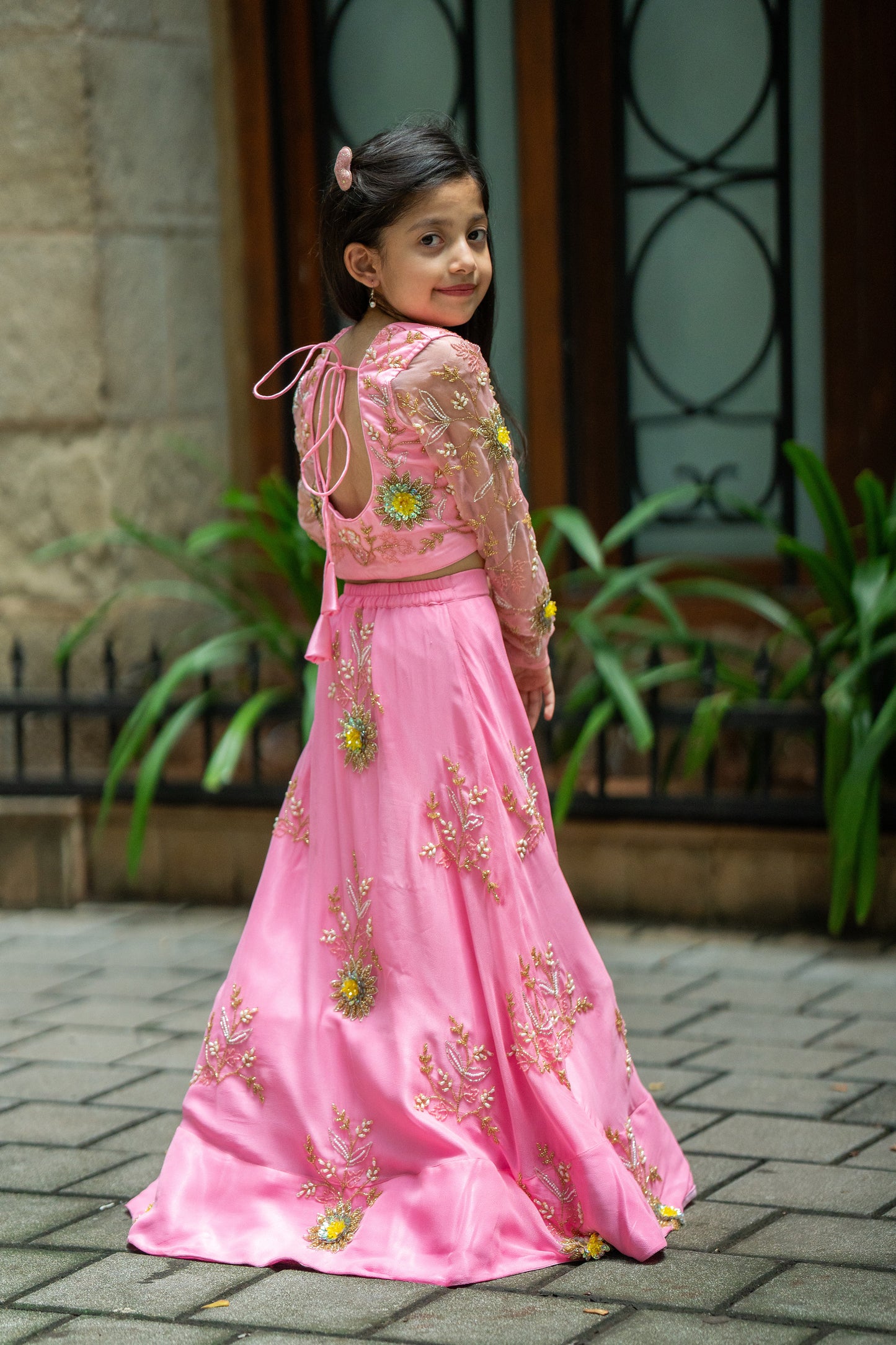 Daisy enchantment lehnga set