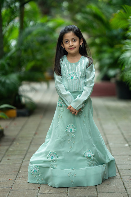 Dewlily charm lehnga set