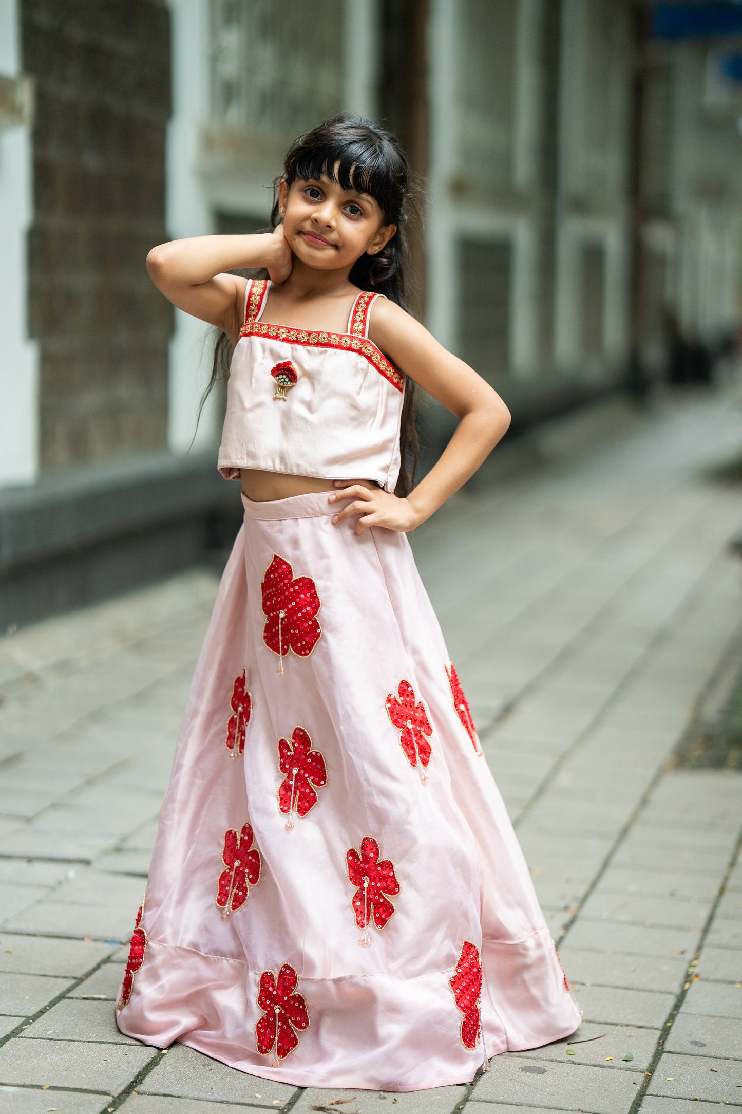 Rose reverie lehnga set