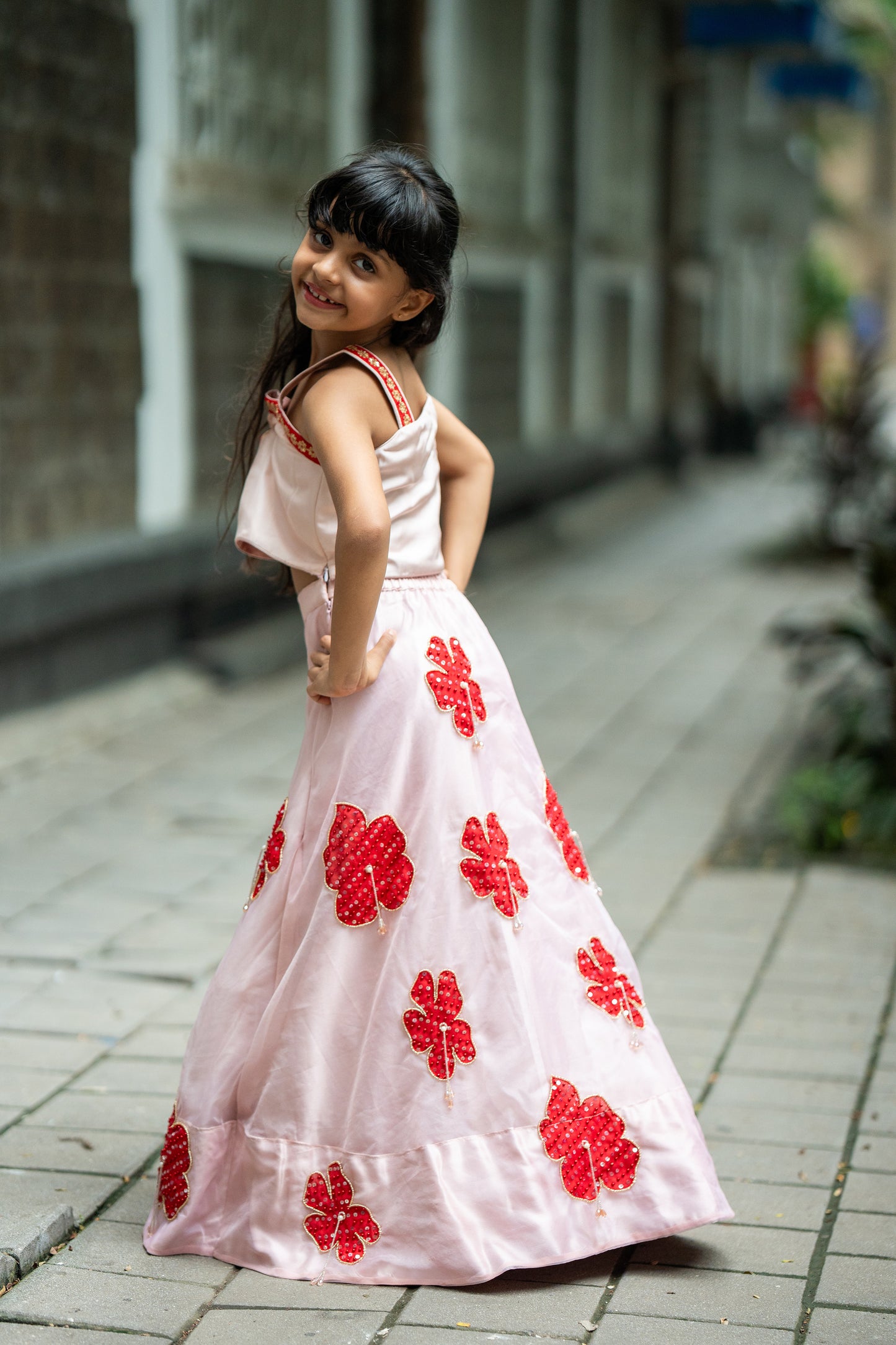 Rose reverie lehnga set