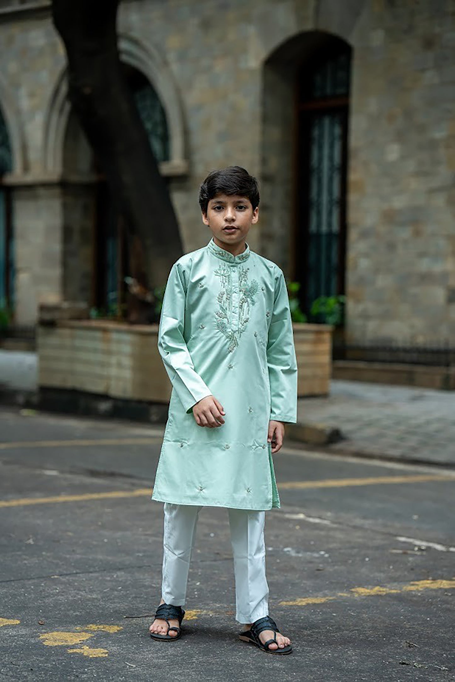 Serene fern kurta set
