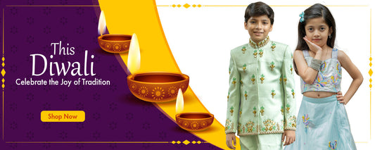 Kids Diwali Collection: Beautiful Ethnic Wear for Girls and Boys by Anandmaye