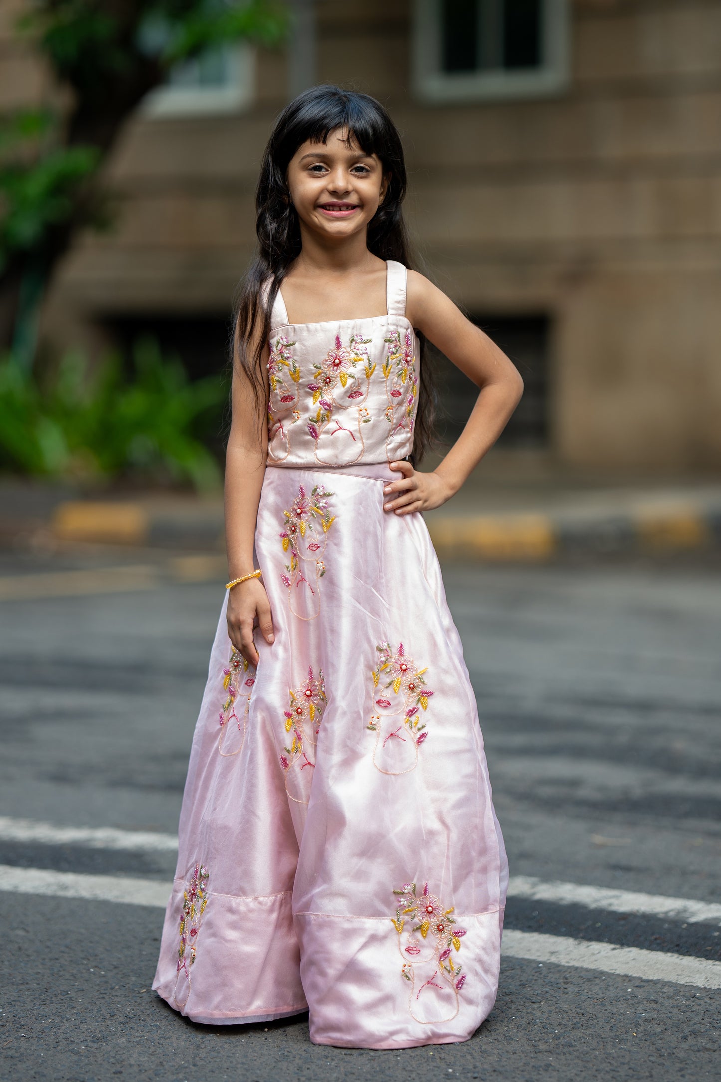 Petal dusk lehnga set