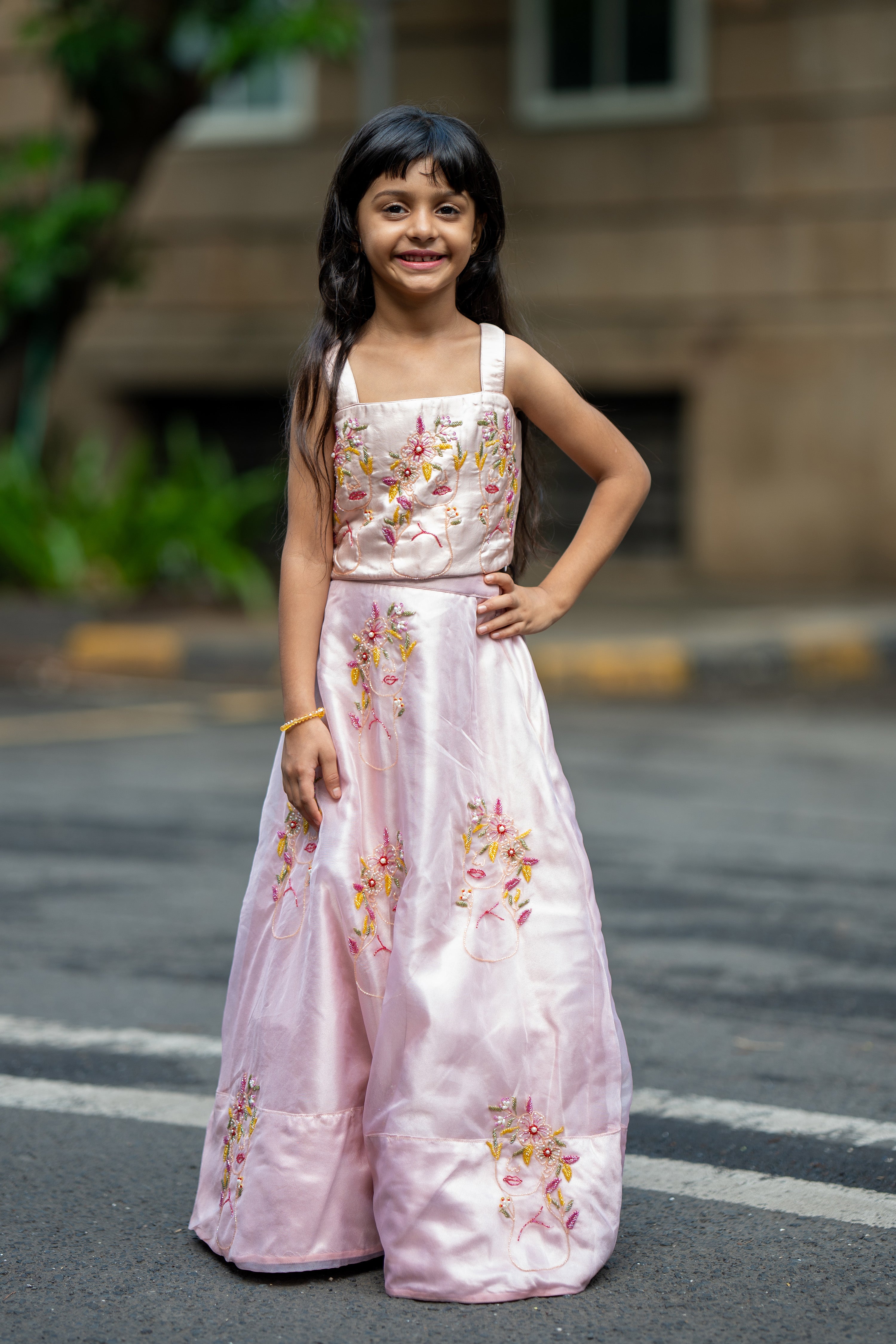 Petal dusk lehnga set