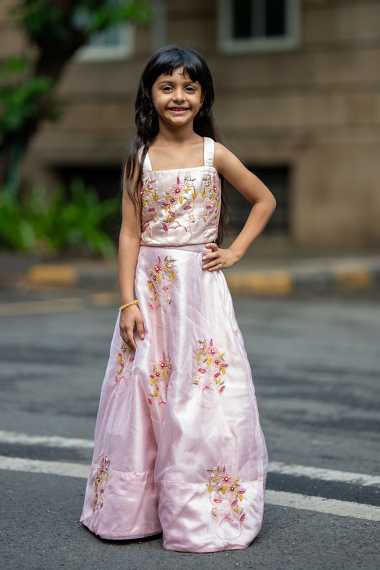Petal dusk lehnga set