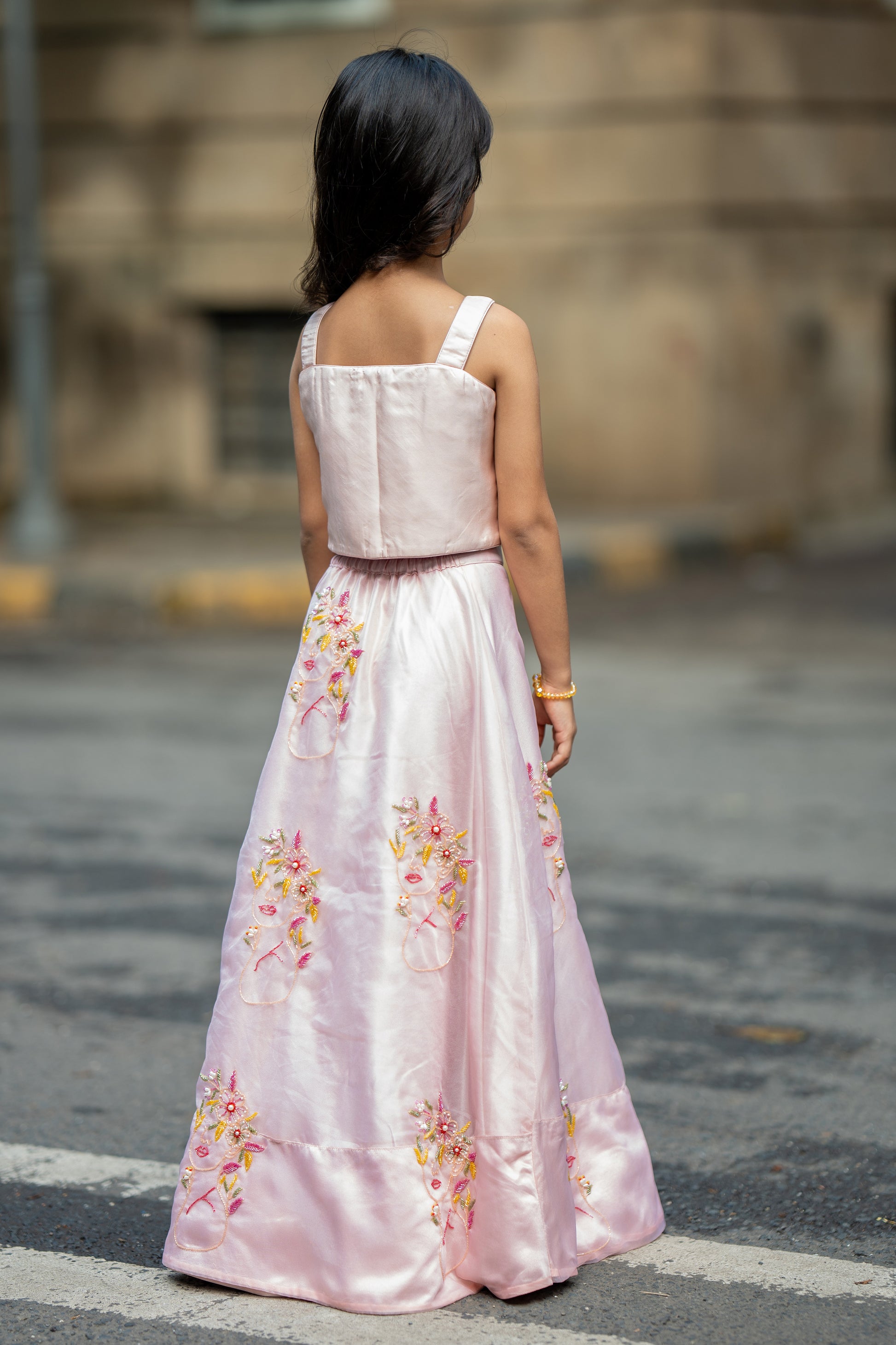 Petal dusk lehnga set