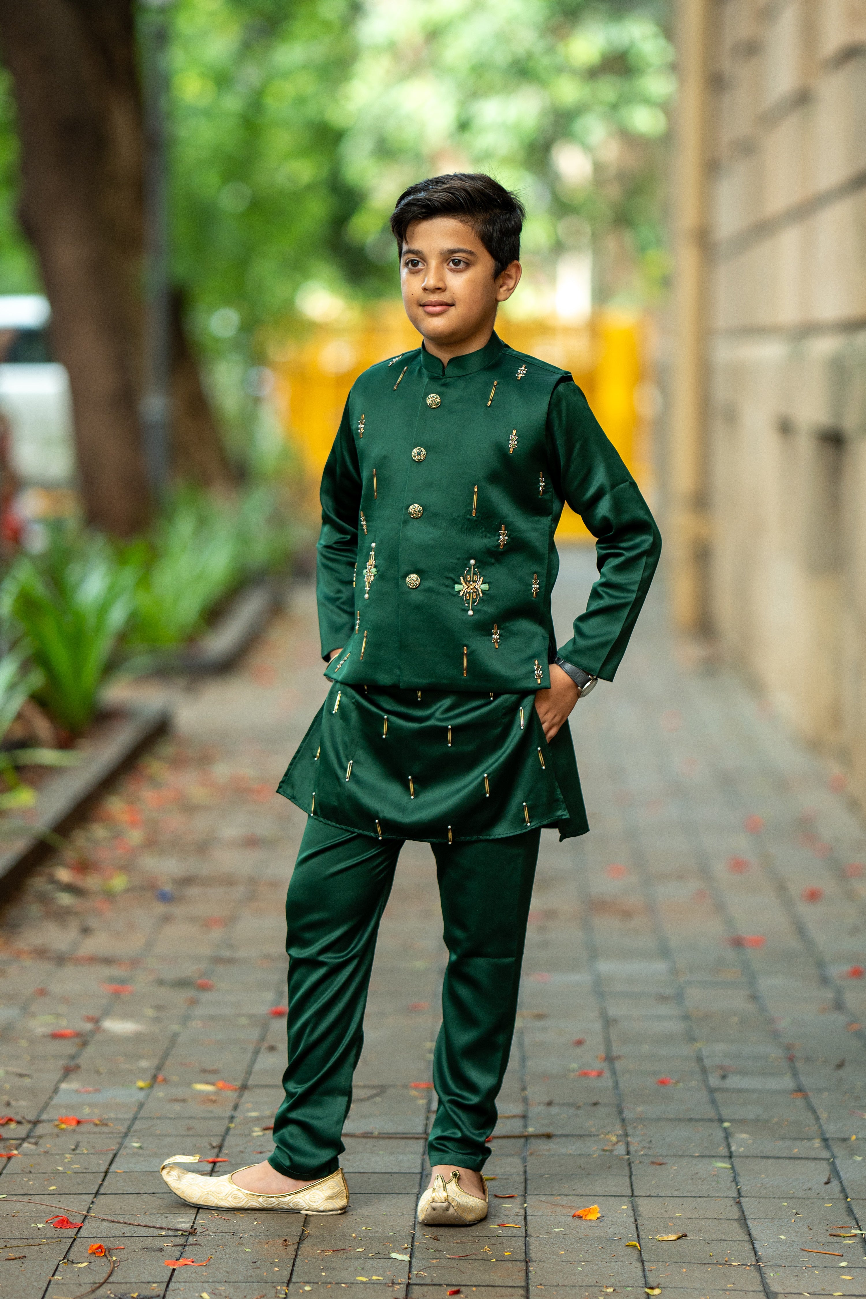 Verdant jade koti set