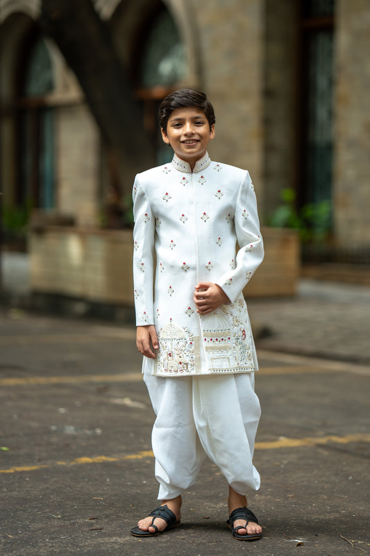 Heritage dawn sherwani set