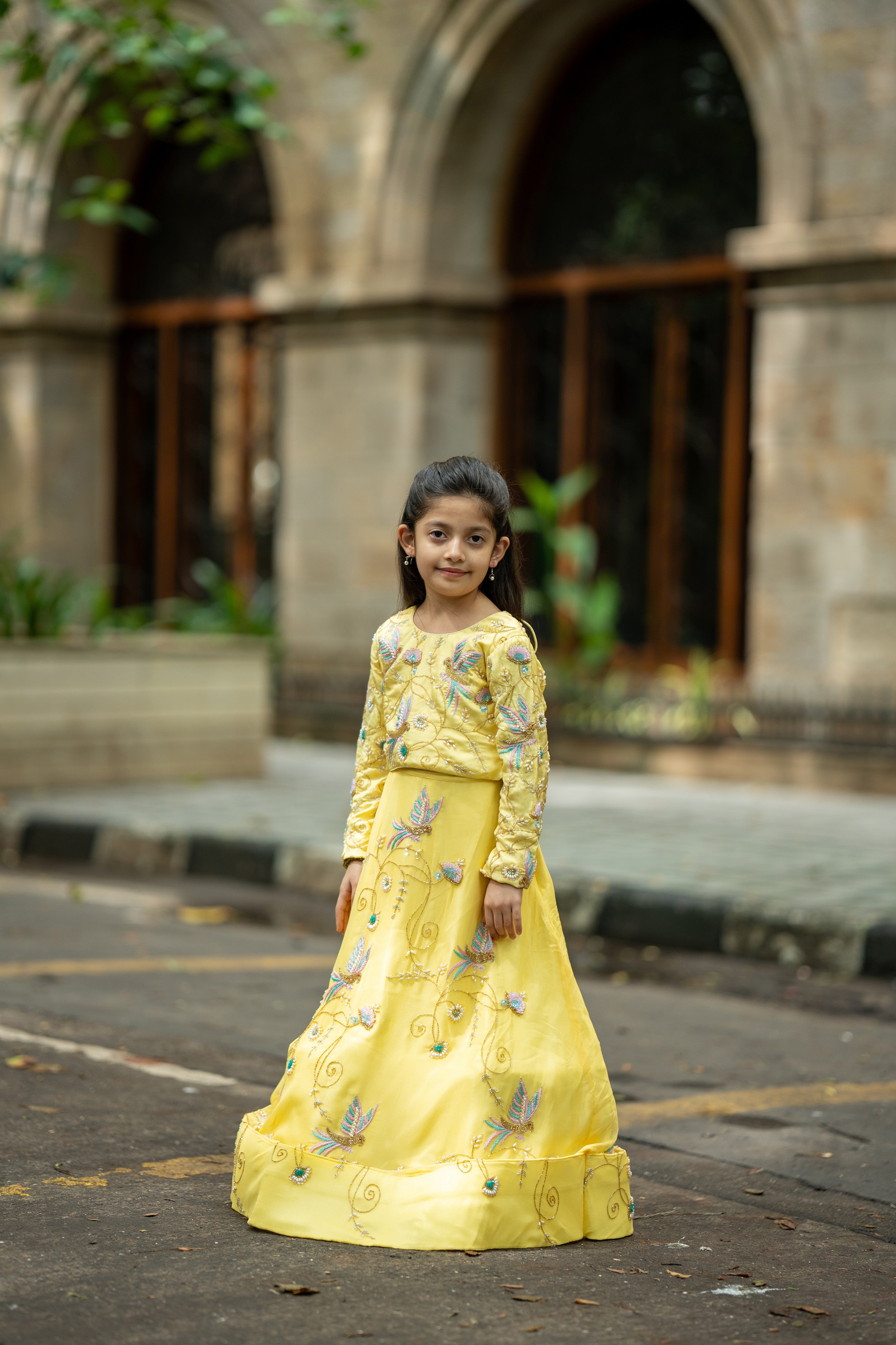 Royal canary lehnga set