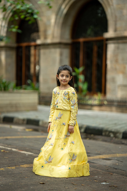 Royal canary lehnga set