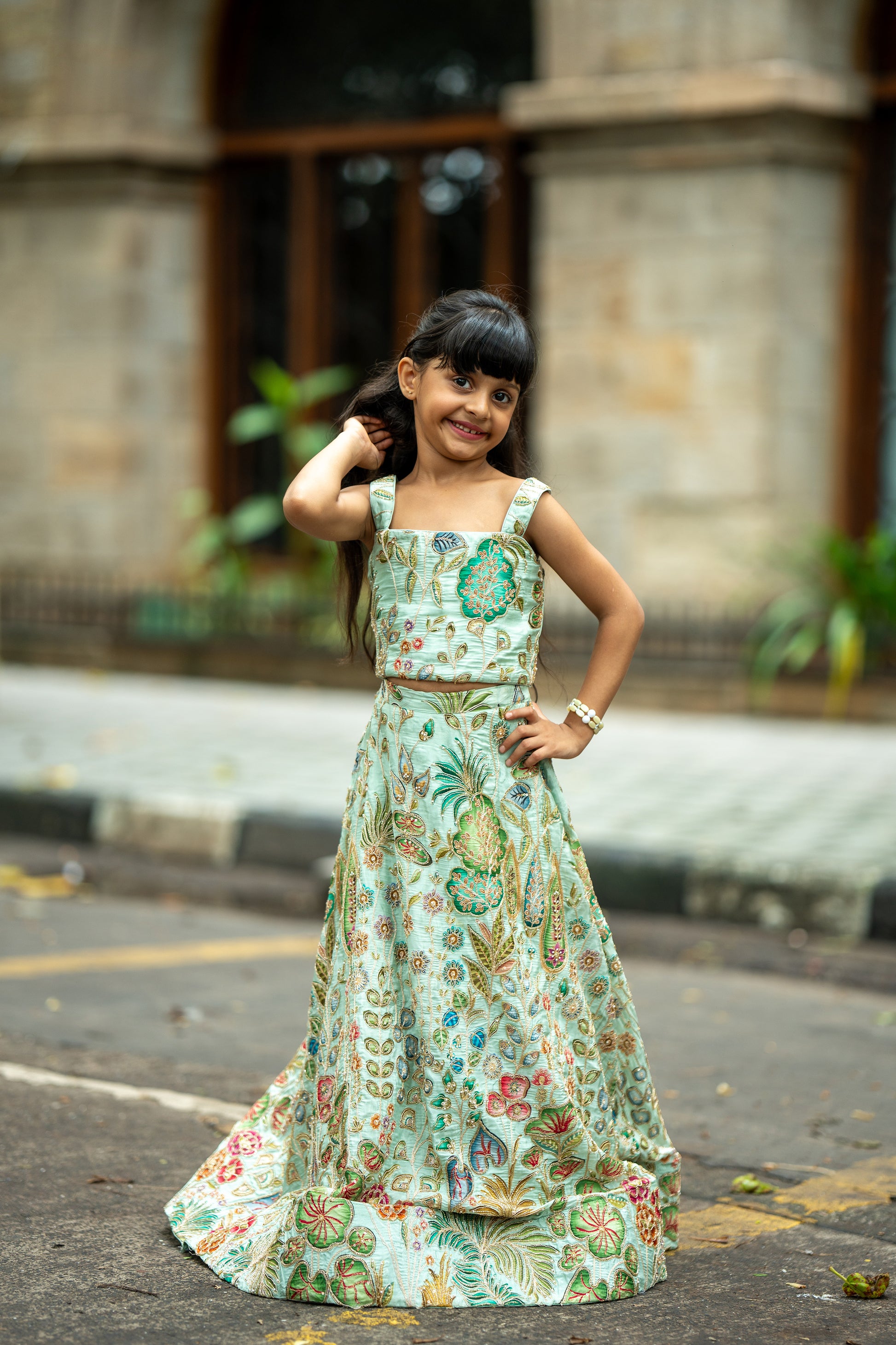 Jungle Jewels lehnga set
