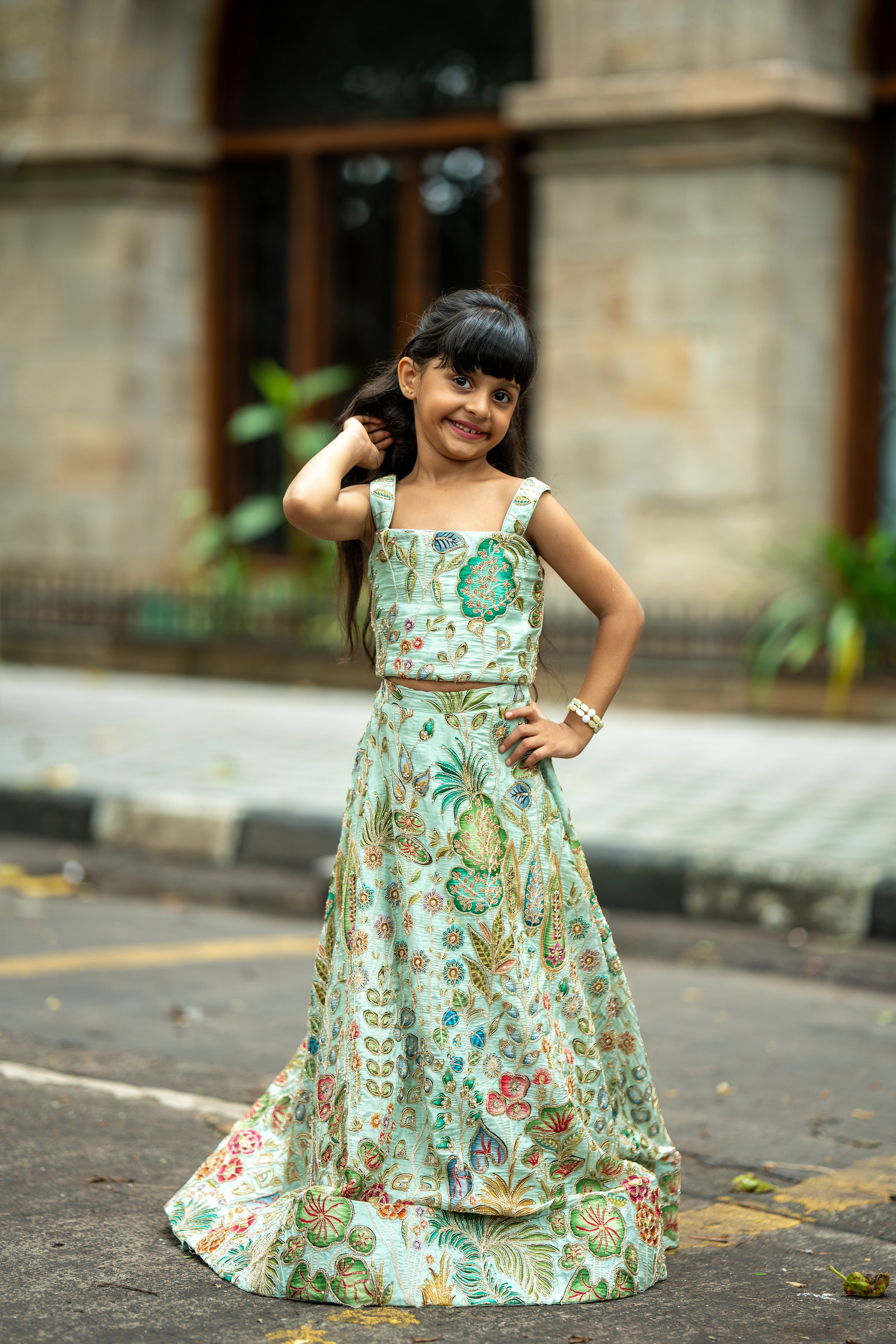 Jungle Jewels lehnga set