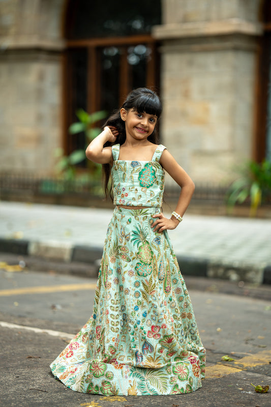 Jungle Jewels lehnga set