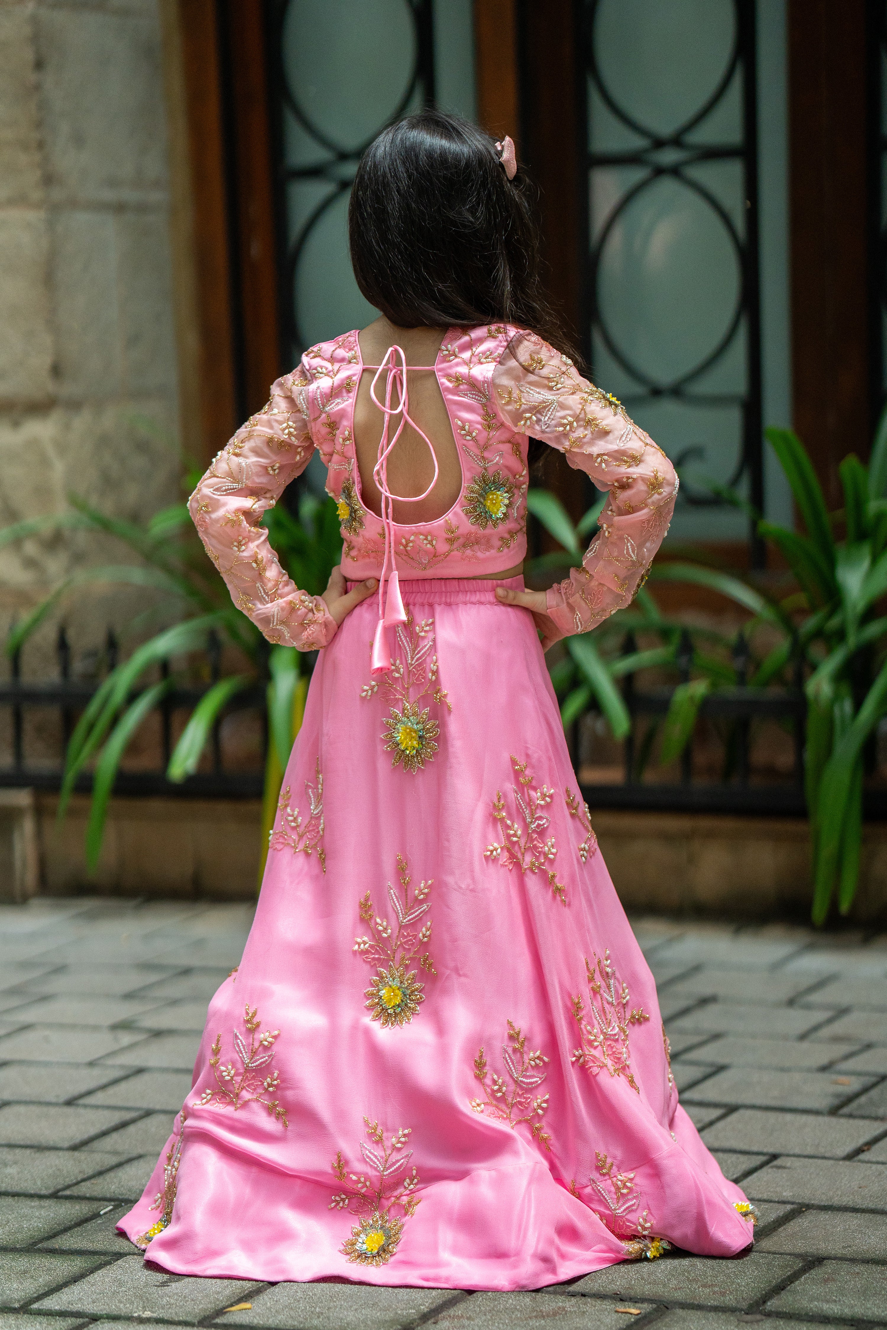 Daisy enchantment lehnga set