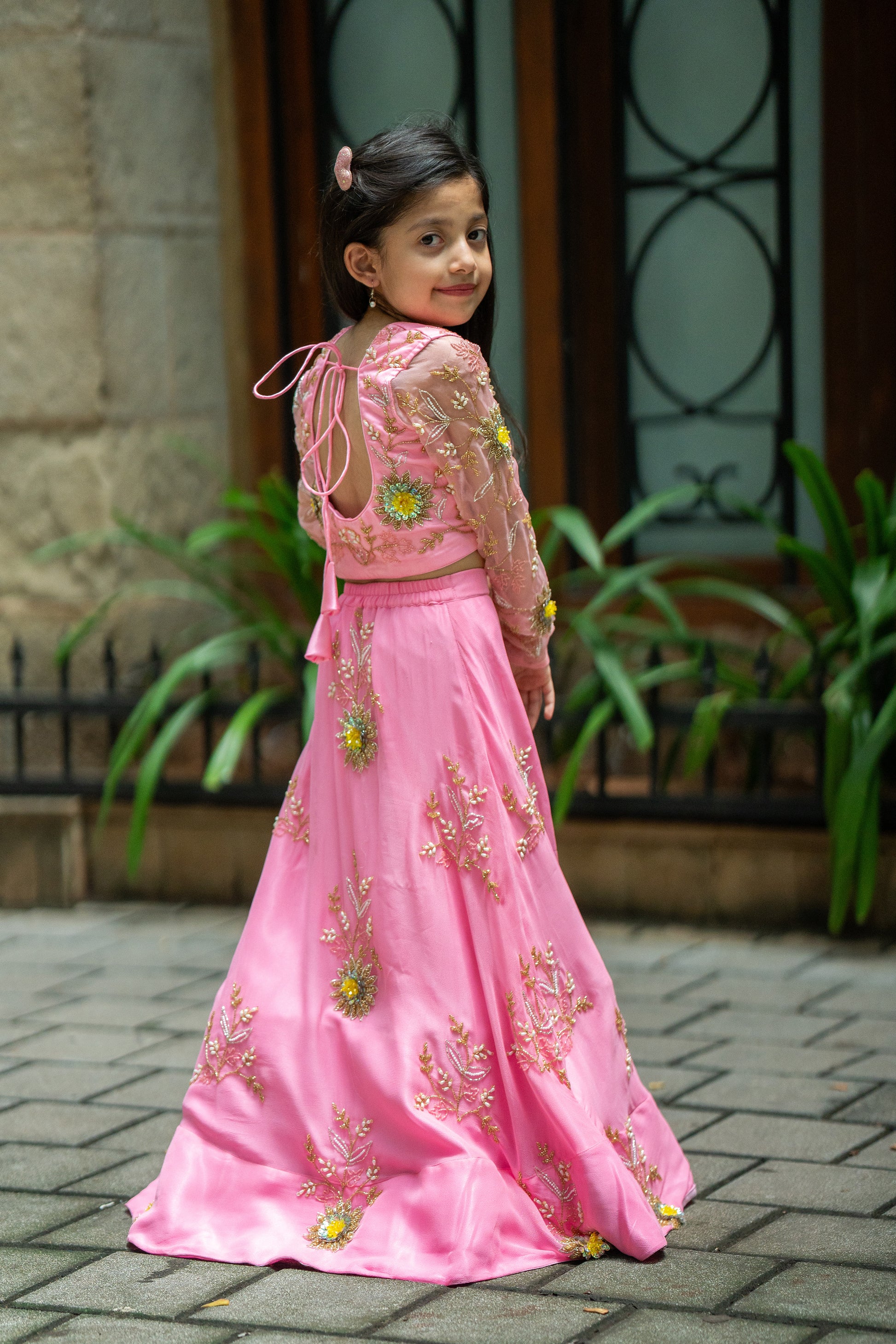 Daisy enchantment lehnga set