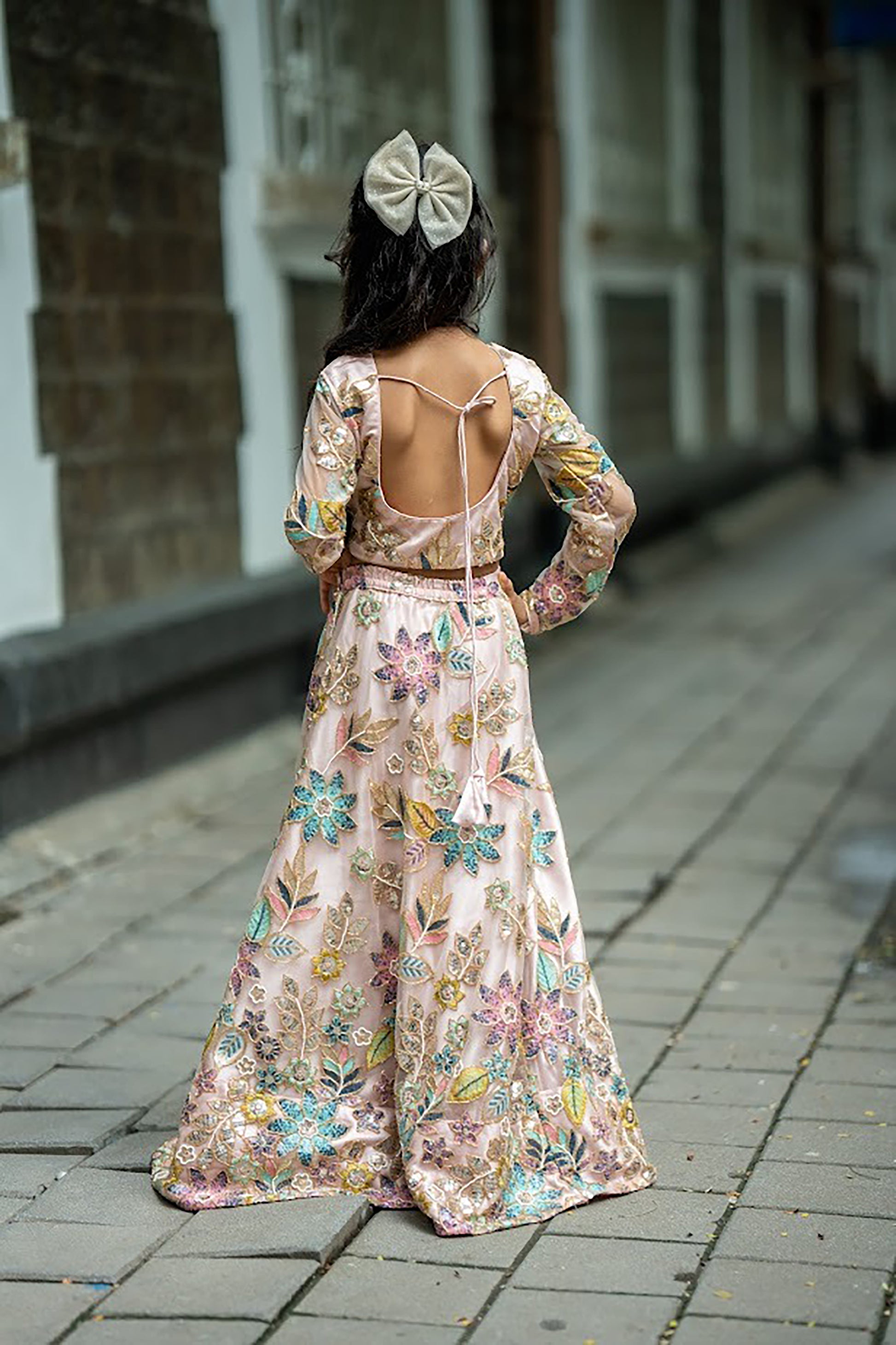 Whispers of spring lehnga set