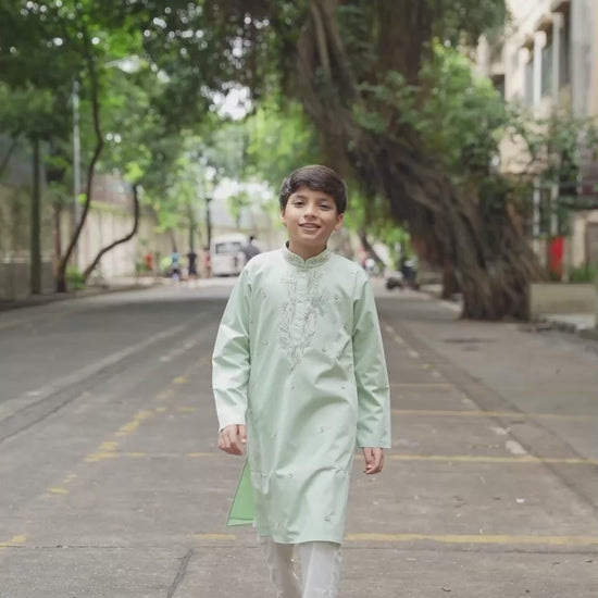 Serene fern kurta set