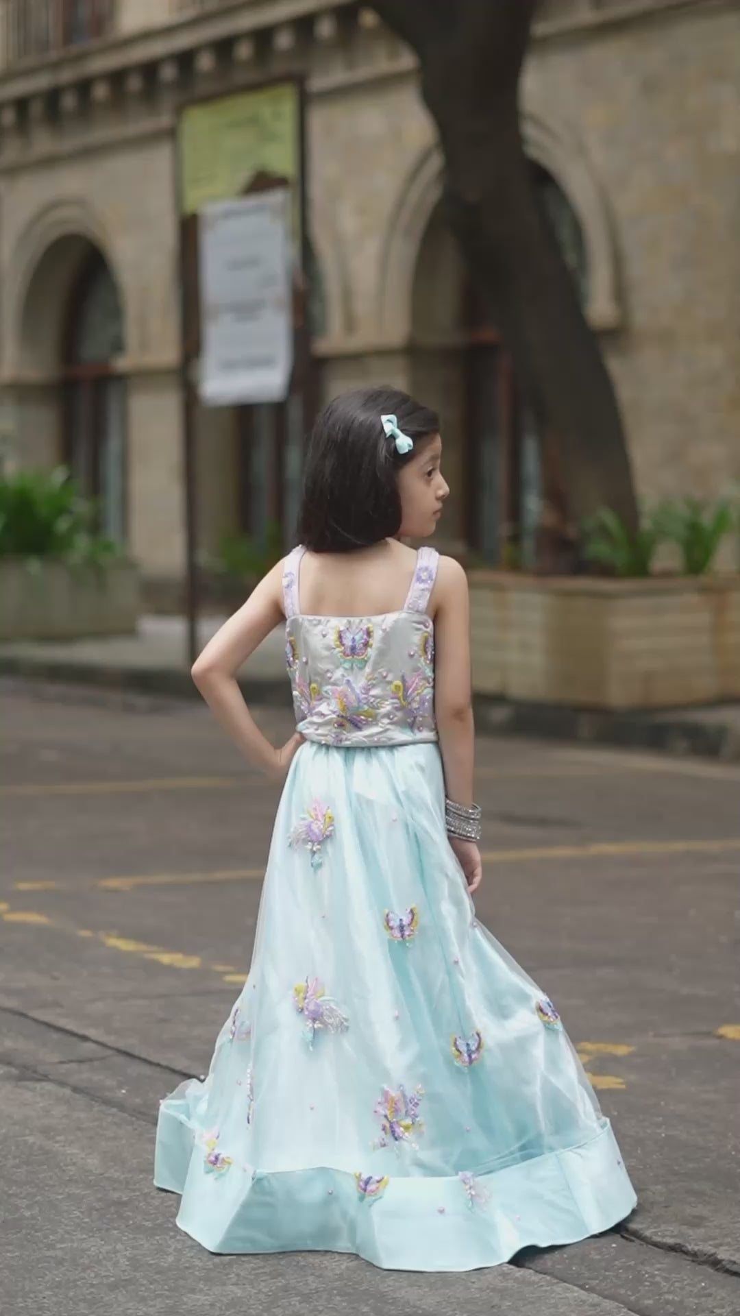 Butterfly mirage lehnga set