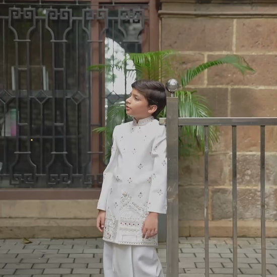 Heritage dawn sherwani set