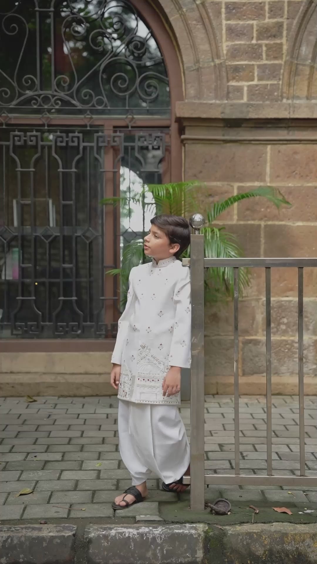 Heritage dawn sherwani set